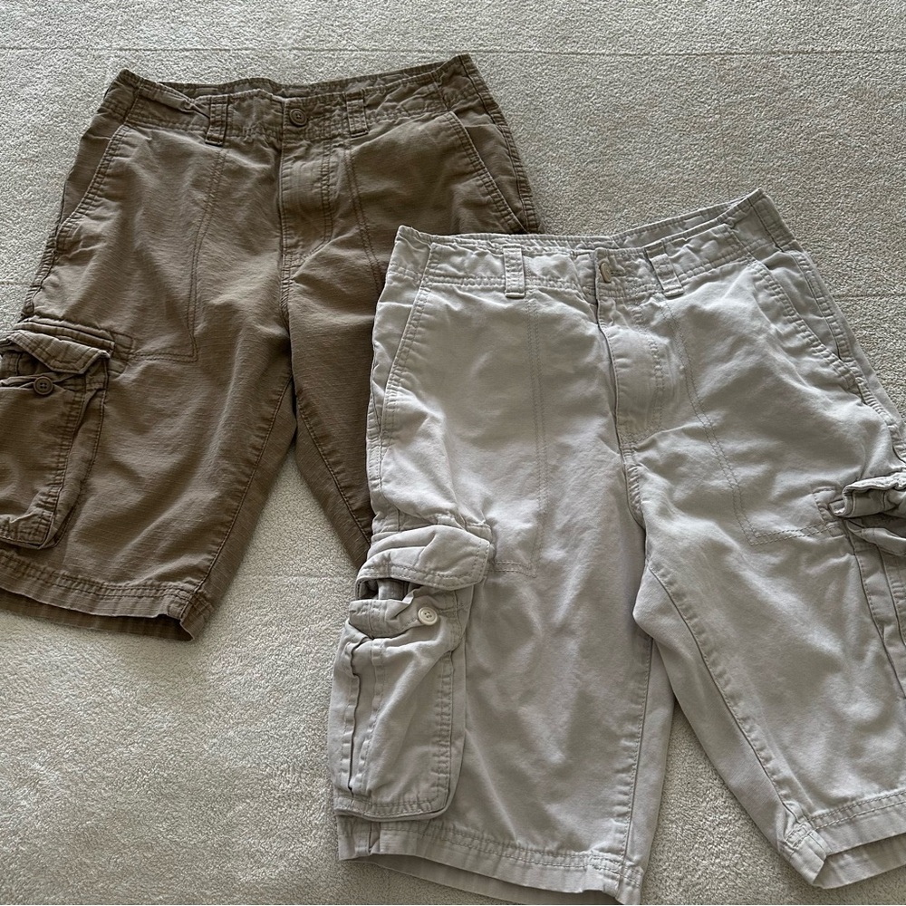 Goodfellow Men’s 2 pair Cargo Shorts Size 28